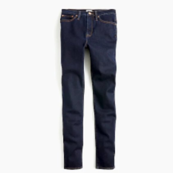 J. Crew Denim - J. Crew 10" highest-rise toothpick jean in dark